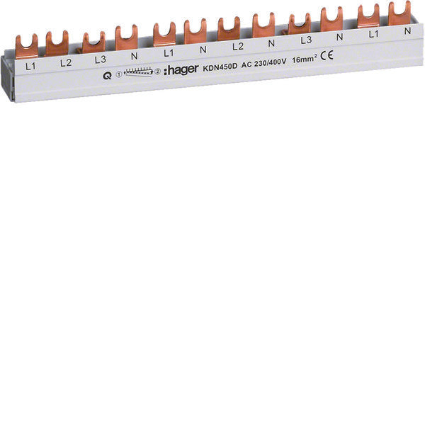 Hager Quickbusbar Kamrail - KDN450D