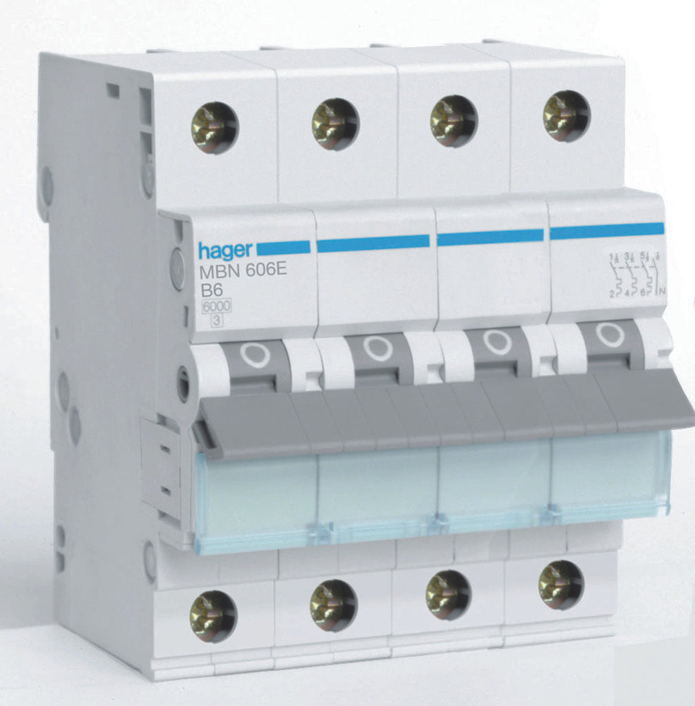Interruptor Automático Hager MBN - MBN606E