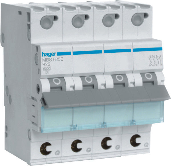 Interruptor Automático Hager Quickbusbar - MBS625E