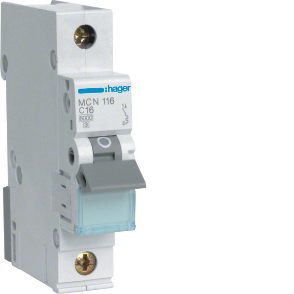 Interruptor Automático Hager MCN - MCN116E