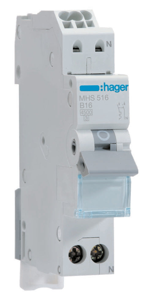 Interruptor Automático De Conexión Rápida Hager - MHS516
