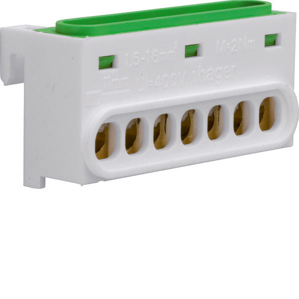 Hager Mini Terminal De Distribución Para Cable Principal - GZ07E [2 Piezas]