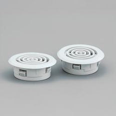 Eldon Placa de ventilación Uniplast para armario - UPVD01 [2 Piezas] [2 Piezas]