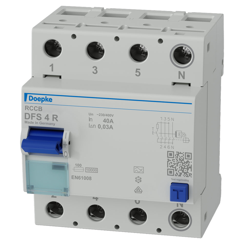 Interruptor De Corriente De Defecto A Tierra Doepke - 09134911