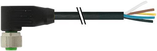 Cable sensor/actor MURR con conector - 7000-12361-6150500