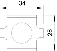 OBO GR-Magic Sistema de Soporte de Cable Conector - 6016596 [20 Piezas]