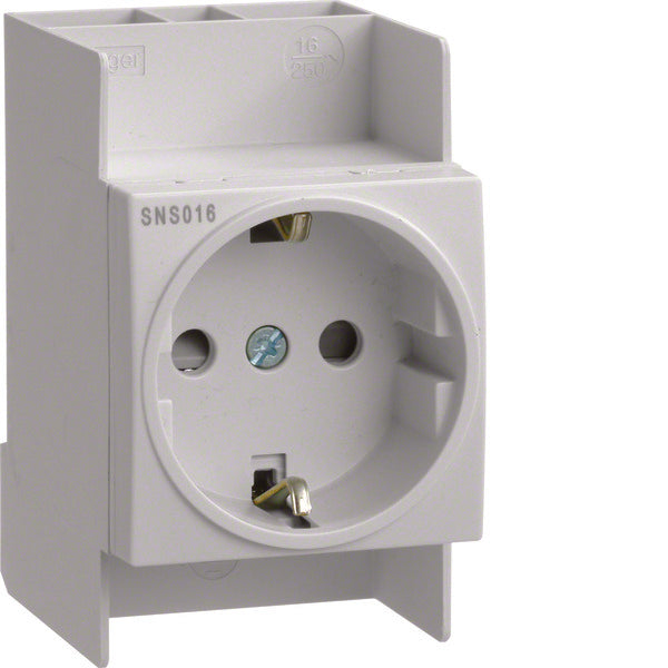 Componente Hager Para Toma De Pared Din-Rail Modular - SNS016