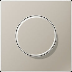Jung Aluminio/Acero Dorado/Cromo Elemento De Control/Conmutador De Placa Central - ES1940