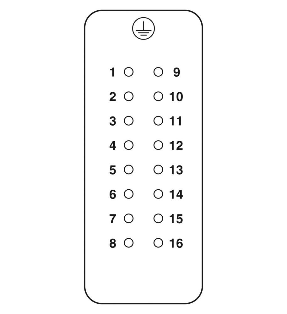 Phoenix Contact Bloque De Contactos HC Para Conector Rectangular - 1407731