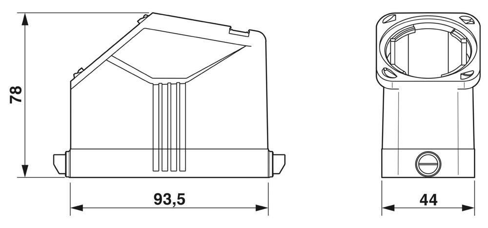 Conector Industrial Phoenix Contact HC Housing - 1407642