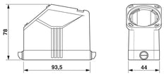 Conector Industrial Phoenix Contact HC Housing - 1407642