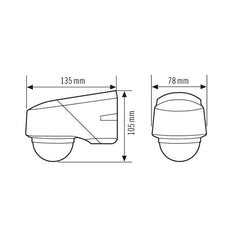 Interruptor de movimiento ESYLUX (completo) - EM10015212