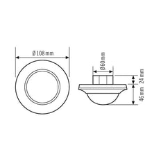 Sistema Bus Detector de Movimiento Compacto ESYLUX - EP10427435