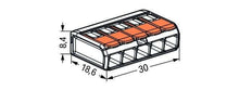 Wago 221 Pinza Para Soldar - 221-415 [25 Piezas]