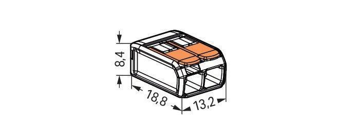 Wago 221 Abrazadera Para Soldar - 221-412 [100 Piezas]