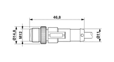 Phoenix Contact Cable de sensor/actuador con conector - 1408750