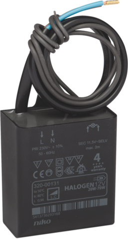 Transformador Niko HALOGEN TRANSFO Sistema de iluminación de bajo voltaje - 320-00131