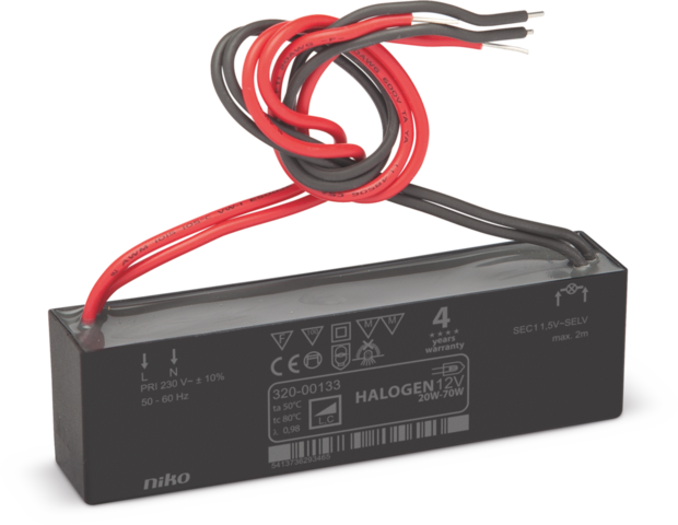 Transformador Niko HALOGEN TRANSFO Sistema de iluminación de bajo voltaje - 320-00133