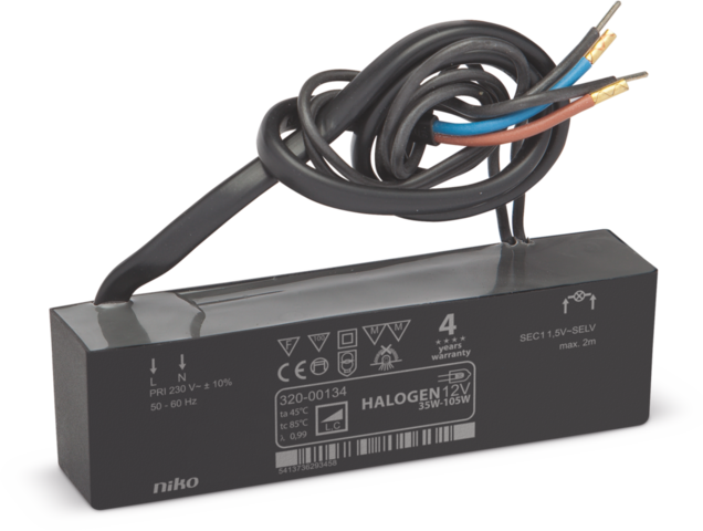 Transformador Niko HALOGEN TRANSFO Sistema de iluminación de bajo voltaje - 320-00134