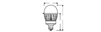 Osram HQL LED Lámpara LED - 4058075612419