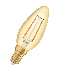 Vela Led Vintage 1906 Dorada E14 2.5W 2400K - 4099854091575 [2 Piezas]