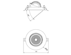 Opple Proyector LED Downlight, Foco, Proyector - 541003067900