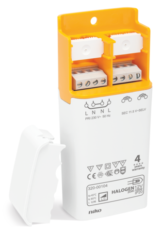 Transformador electrónico Niko Sistema de iluminación de bajo voltaje - 320-00104