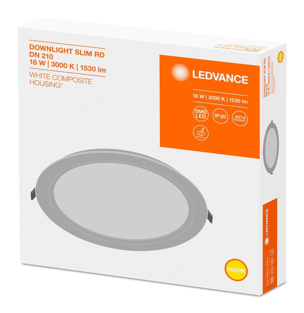Ledvance Downlight Slim Downlight/Spotlight/Floodlight - 4058075079090