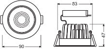 Ledvance Foco Downlight/Spotlight/Floodlight - 4058075126862
