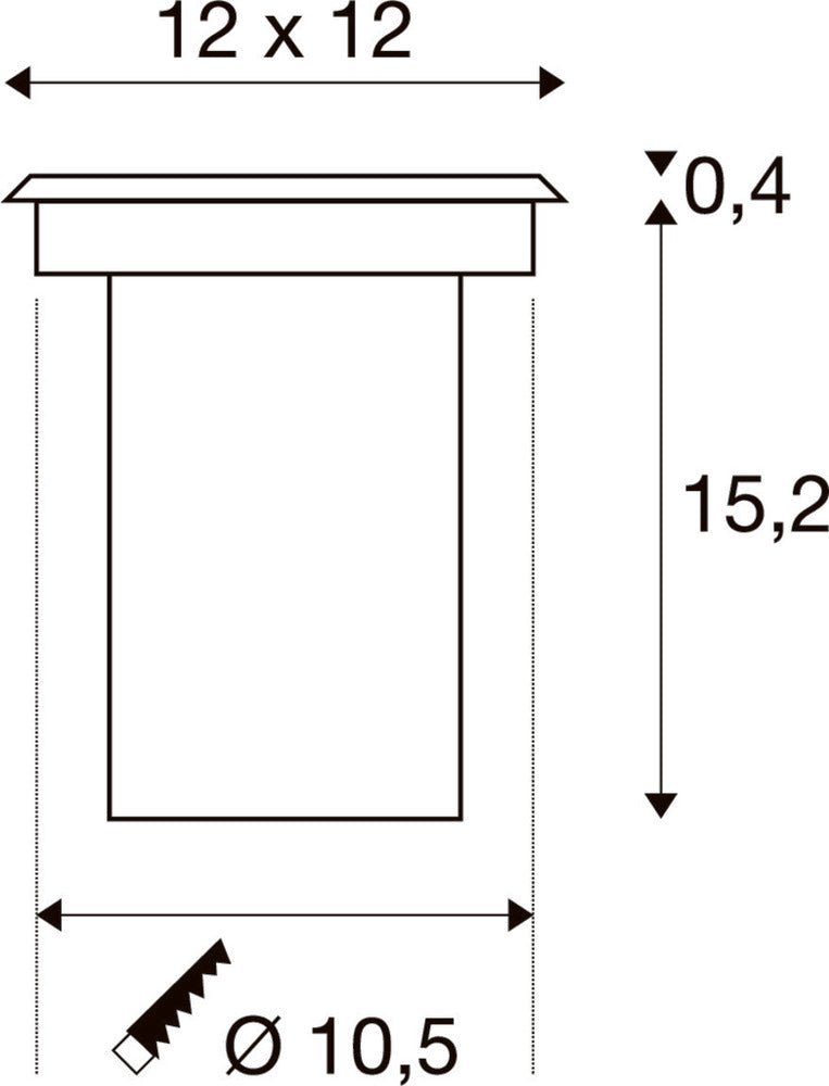 Luminaria de suelo SLV Solast - 227684