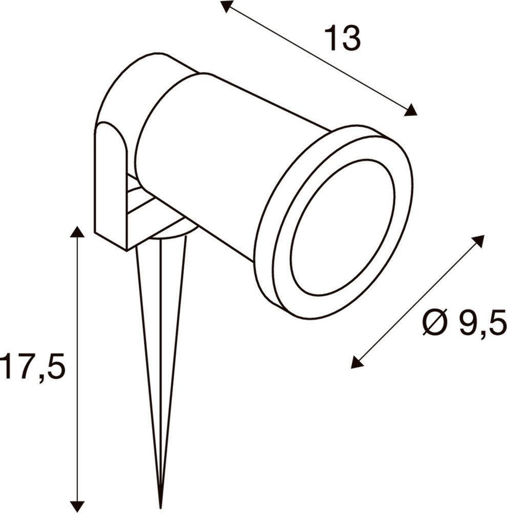 SLV Nautilus Accesorio de iluminación para jardín/sendero - 227410