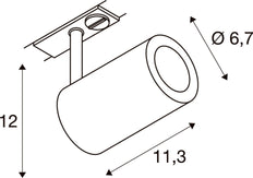 SLV Enola B Foco empotrable spotlight floodlight - 1002110