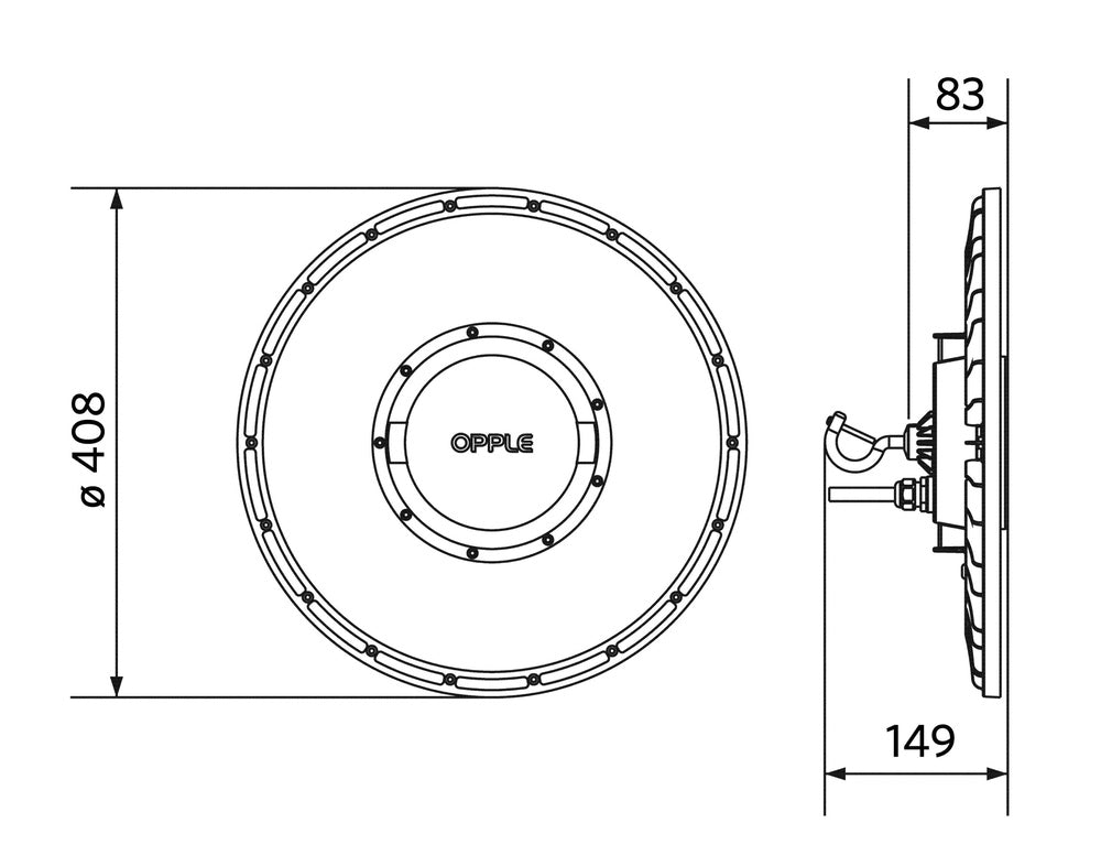 Opple LED Highbay Halstraler - 545001000900