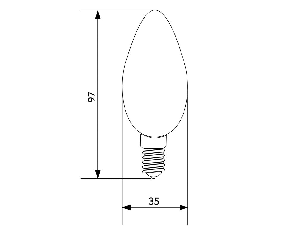 Lámpara LED de filamento Opple - 500011000200