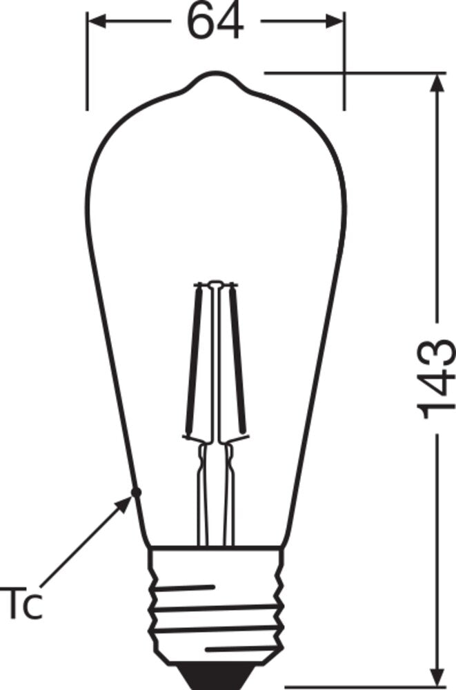 Bombilla LED Osram Vintage 1906 - 4058075808706