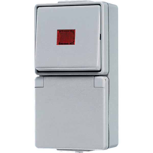 Interruptor combinado con lámpara de control WG600 de Jung - 676KOW