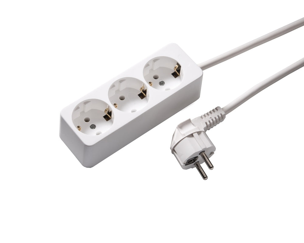 Toma De Corriente De Escritorio Martin Kaiser De 3 Vías Con Cable De 1,5m - 538ZL/15W/KWS