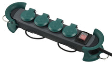 Bach Gancho Exterior 4x 230V 4m Rojo Con Cubierta Verde IP44 - 500.200