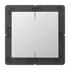 Jung EnOcean A500 Transmisor de pared inalámbrico de aluminio de 4 canales - ENOA595AL