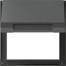 Gira Placa de transición KD TX-44 Antracita con tapa - 065467