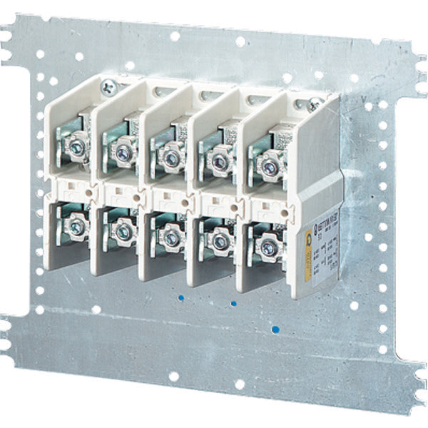Hensel Terminal de Potencia 250A 16-150mm Cu/Alu 5 Polos Placa de Montaje - Mi VE 125