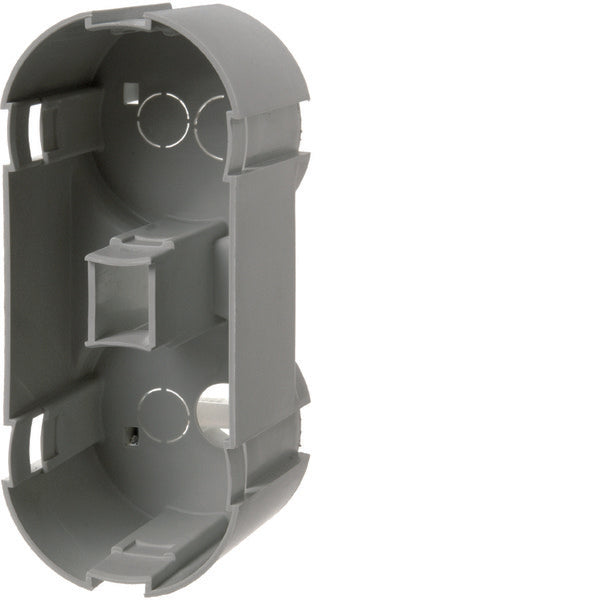 Caja vertical de protección de contactos de 2 gangs profunda con insertos para módulos - 91911