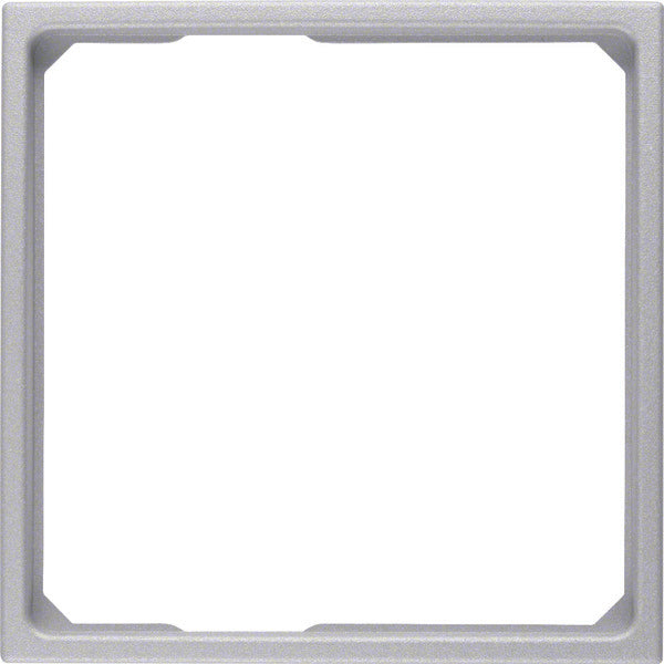 Hager Berker Anillo Adaptador Para Pieza Central 50x50mm Aluminio Mate - 11091414 [2 piezas]
