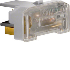 Hager Berker Elemento de lámpara de neón con terminal N Gris 230V - 1675