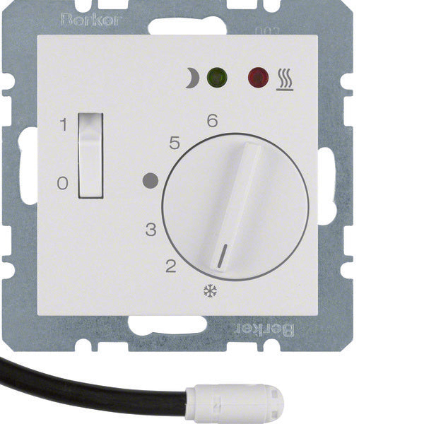 Termostato de suelo Hager Berker con interruptor de contacto - 20348989