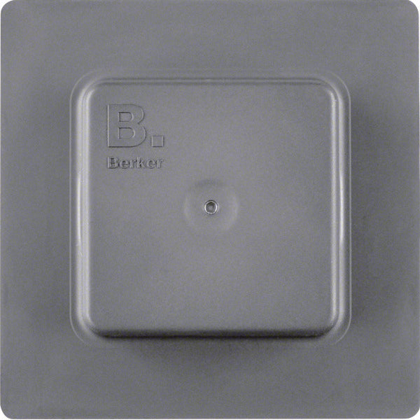 Hager Berker Cubierta protectora para tomas e interruptores Schuko Gris - 1849 [10 piezas]