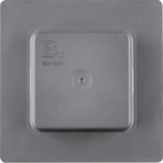 Hager Berker Cubierta protectora para tomas e interruptores Schuko Gris - 1849 [10 piezas]