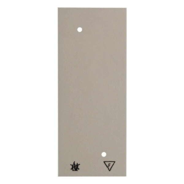 Hager Berker Placa base autoextinguible de 3 gangs para montaje en superficie Blanca - 1055