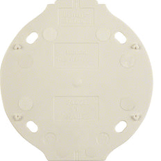 Hager Berker 1930 Placa base autoextinguible 1 Gang Blanco Polar - 133119