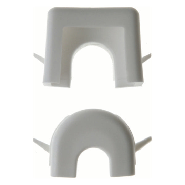 Hager Berker Entrada de cables y conductos de montaje en superficie Blanco polar - 181309 [2 uds.]